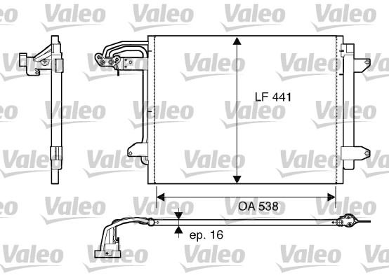 Airco condensor Valeo 817806