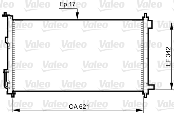 Airco condensor Valeo 817836