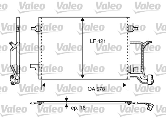 Airco condensor Valeo 817840