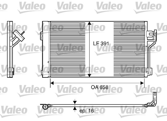 Airco condensor Valeo 817842