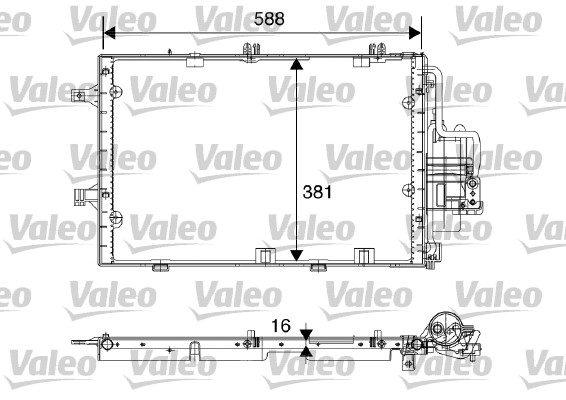 Airco condensor Valeo 817843