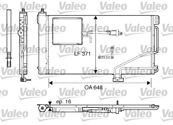 Airco condensor Valeo 817849