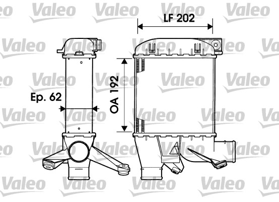 Interkoeler Valeo 817876