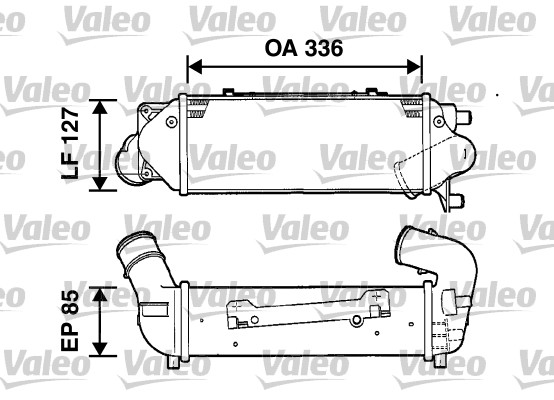 Interkoeler Valeo 817899