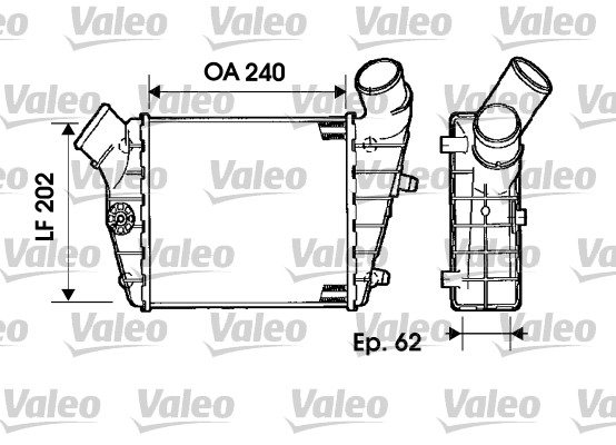 Interkoeler Valeo 817901