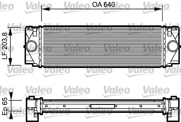 Interkoeler Valeo 817994