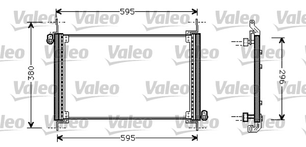 Airco condensor Valeo 818019