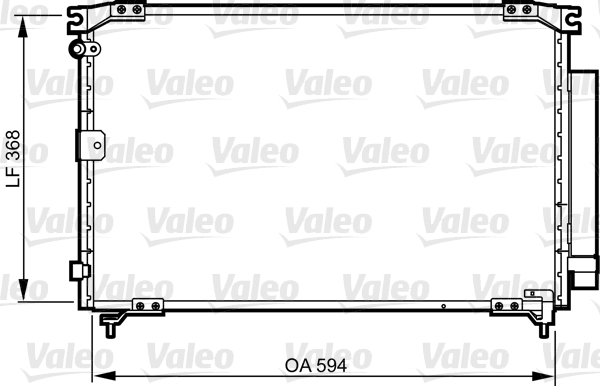 Airco condensor Valeo 818032