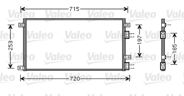 Airco condensor Valeo 818037