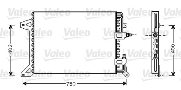 Airco condensor Valeo 818038