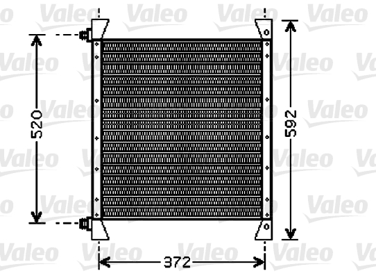 Airco condensor Valeo 818039