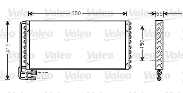 Airco condensor Valeo 818042