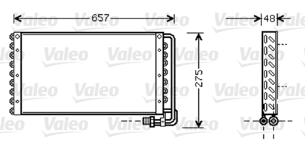 Airco condensor Valeo 818043