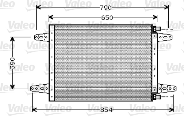 Airco condensor Valeo 818045