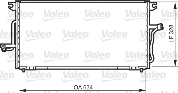 Airco condensor Valeo 818081