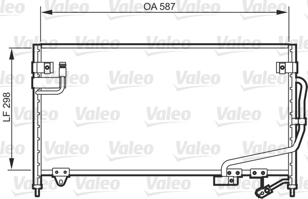 Airco condensor Valeo 818084