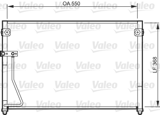 Airco condensor Valeo 818085