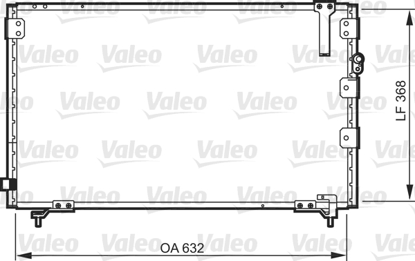 Airco condensor Valeo 818105