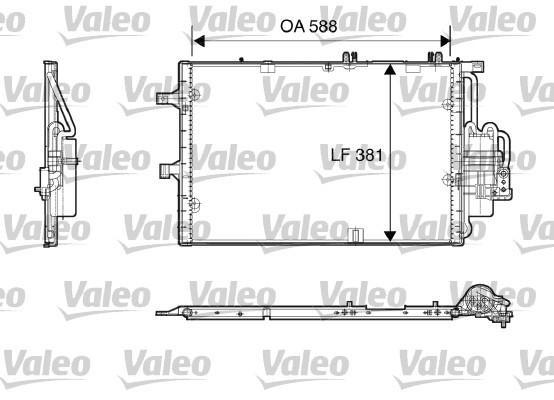 Airco condensor Valeo 818118