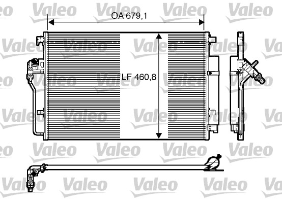 Airco condensor Valeo 818173