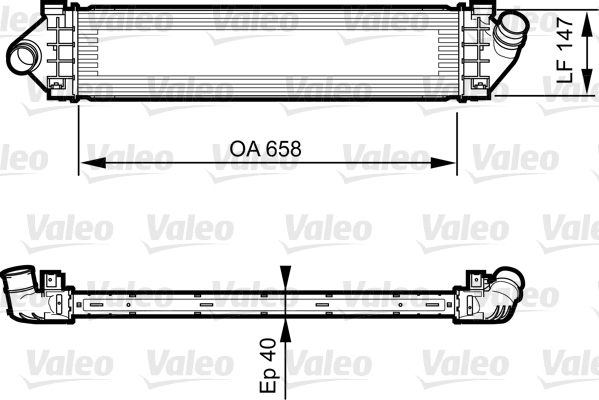 Interkoeler Valeo 818239