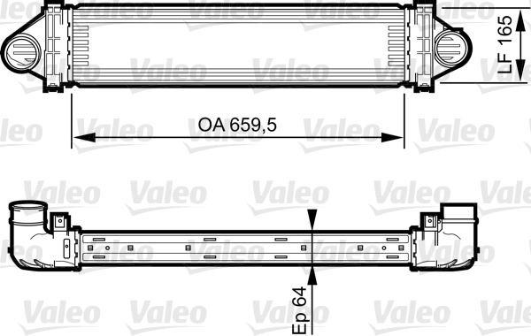 Interkoeler Valeo 818245