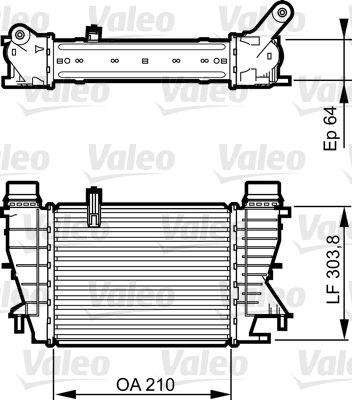 Interkoeler Valeo 818251