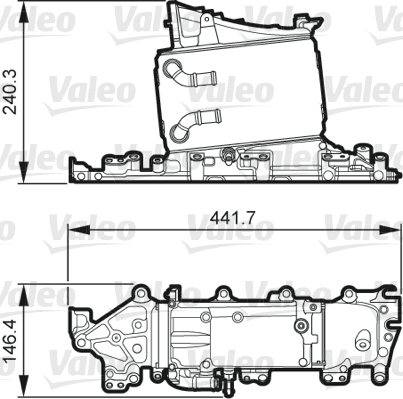 Interkoeler Valeo 818266