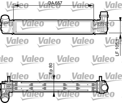 Interkoeler Valeo 818270