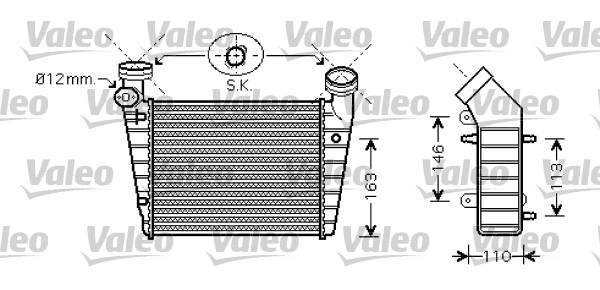 Interkoeler Valeo 818720