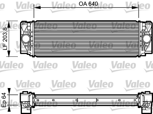 Interkoeler Valeo 818732