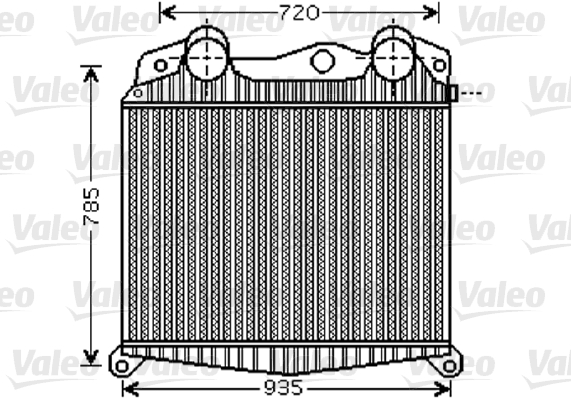 Interkoeler Valeo 818741