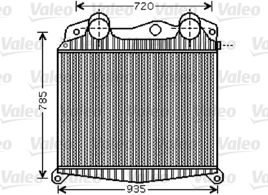 Interkoeler Valeo 818742