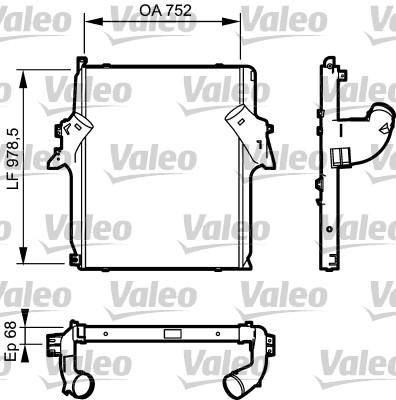 Interkoeler Valeo 818782