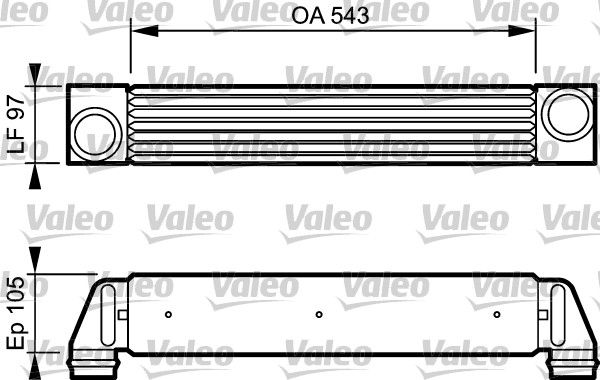 Interkoeler Valeo 818796