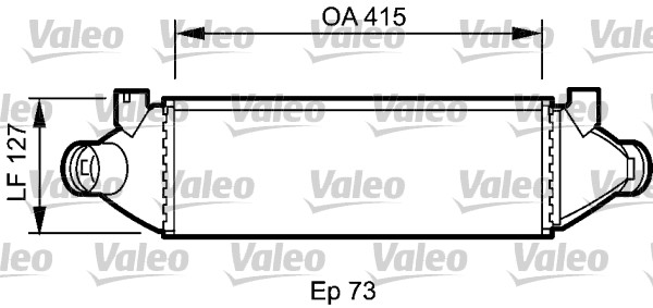 Interkoeler Valeo 818800