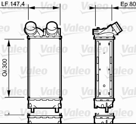 Interkoeler Valeo 818837