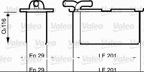 Interkoeler Valeo 818838