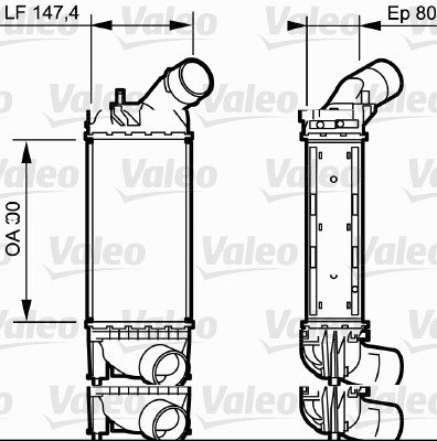 Interkoeler Valeo 818853