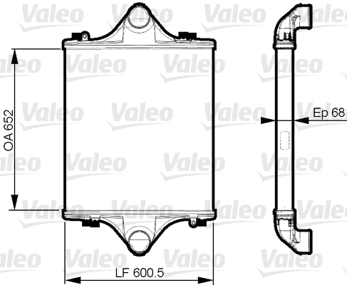 Interkoeler Valeo 818881