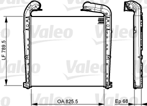 Interkoeler Valeo 818883