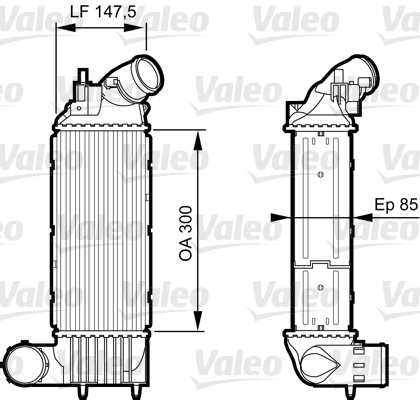 Interkoeler Valeo 818895