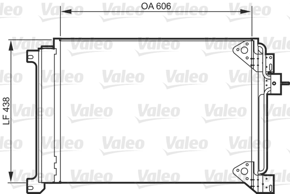 Airco condensor Valeo 818985