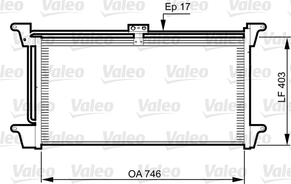 Airco condensor Valeo 818992