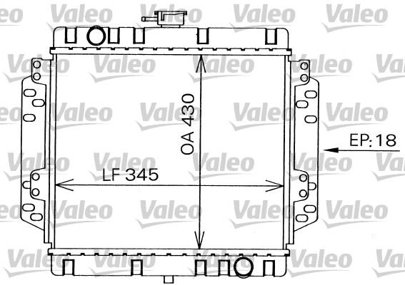 Radiateur Valeo 819240