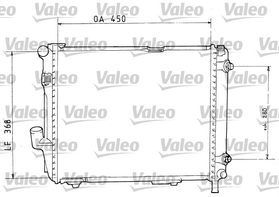 Radiateur Valeo 819374