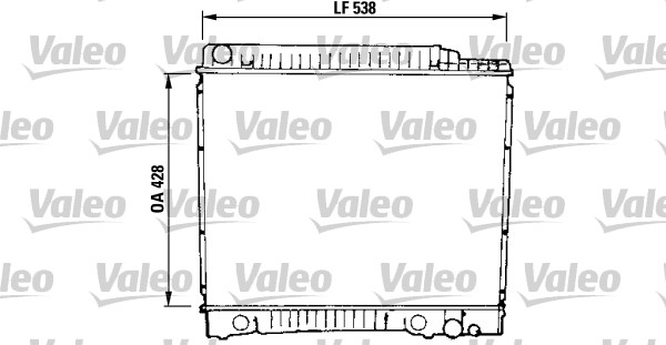 Radiateur Valeo 819379