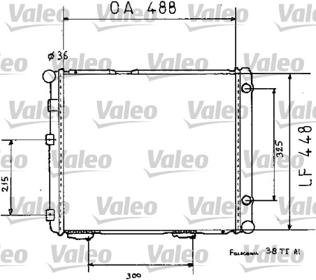 Radiateur Valeo 819383