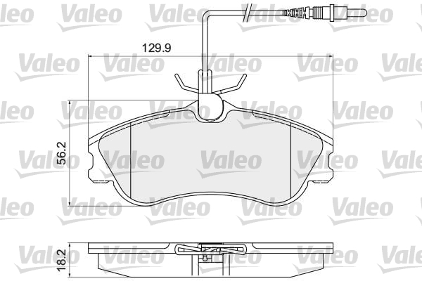 Valeo Remblokset 872124