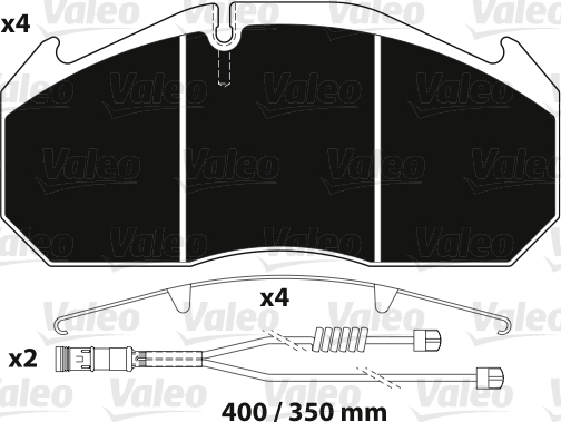 Remblokset Valeo 882216